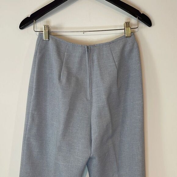 Scarlett 2 pc Vintage Suit. Woman’s Size 5/6 Light Gray. Embroidery on Jacket - Picture 3 of 16